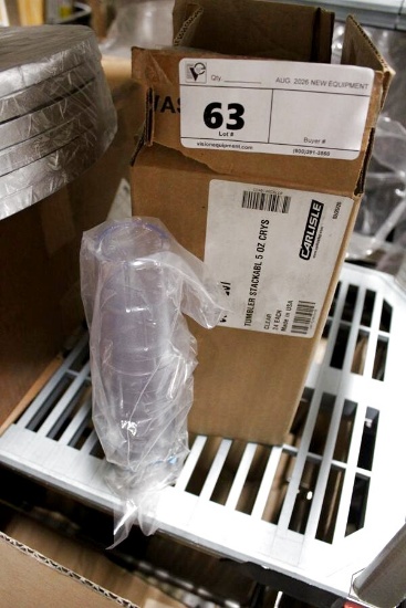 NEW BOX CARLISLE 5OZ TUMBLERS (2DZ)