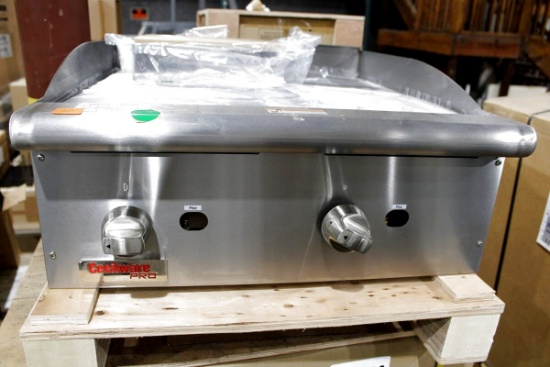NEW CECILWARE PRO GCP24 24IN GAS FLAT GRILL
