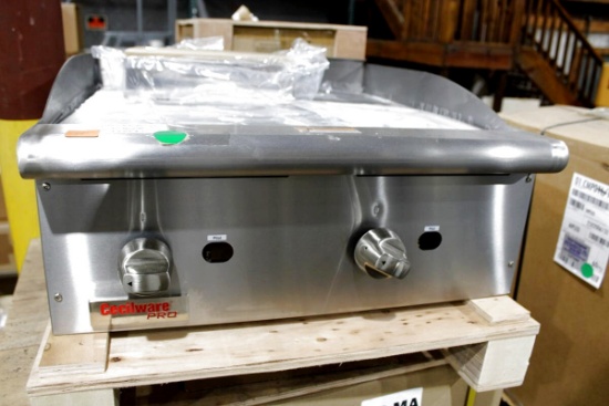 NEW CECILWARE PRO GCP24 24IN GAS FLAT GRILL