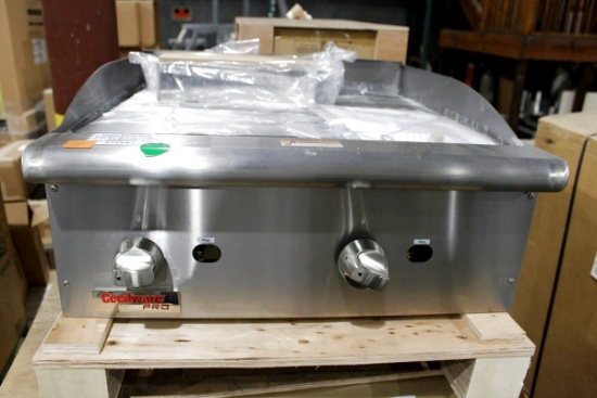 NEW CECILWARE PRO GCP24 24IN GAS FLAT GRILL