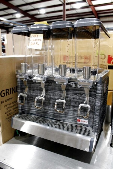 New Crathco Cs4e/2d/3d16 4-Head Refrigerated Beverage Machine
