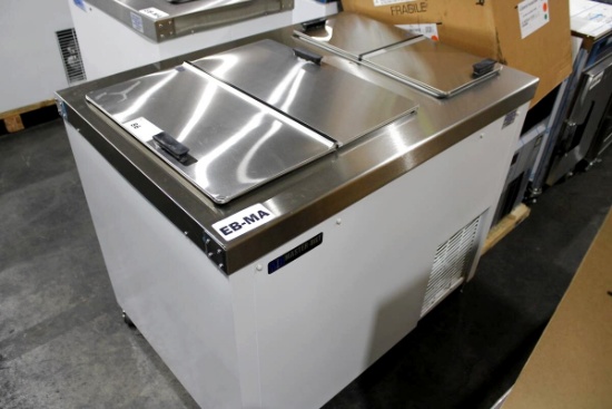 NEW 43IN MASTER-BILT DC-6D SELF CONTAINED FLIP-LID ICE CREAM DIPPING CABINET