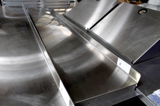 6FT STAINLESS STEEL WALL SHELF