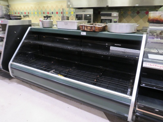 8FT HUSSMANN C2XL 2-DECK DELI CASE 2009 - REMOTE COOLED, NO COMPRESSOR