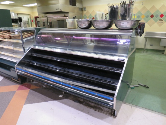 8FT BARKER PTD8R SERVICE DELI CASE '09 - REMOTE COOLED, NO COMPRESSOR