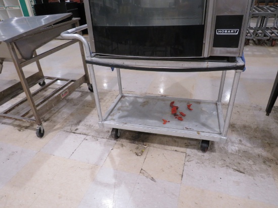 ALUMINUM 2-DECK STOCK CART