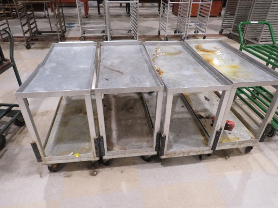 ALUMINUM 2-DECK STOCK CARTS