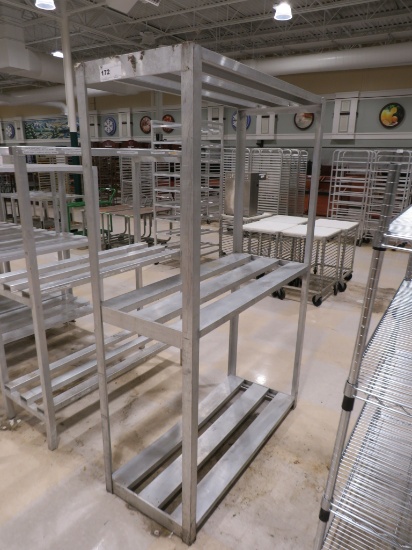 20x48 3-Deck Aluminum Cooler Rack