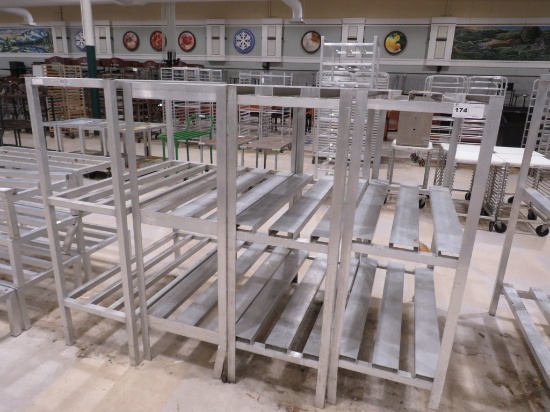 20x48 3-Deck Aluminum Cooler Racks