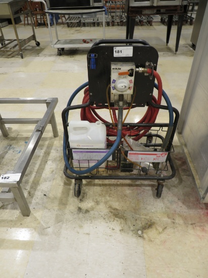 Hose/Sanitizer Cart