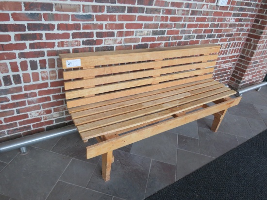 6ft Wooden Bench