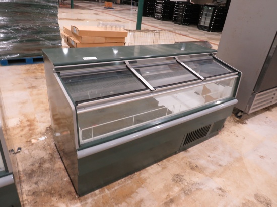 6FT HUSSMANN LBN-6 SELF-CONTAINED SLIDE-TOP FREEZER 2012