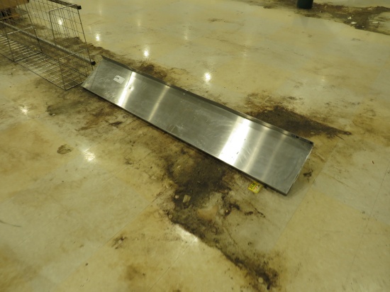 6ft S/Steel Wall Shelf