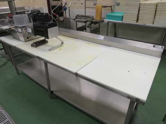 8FT POLYTOP TABLE - 30IN DEEP