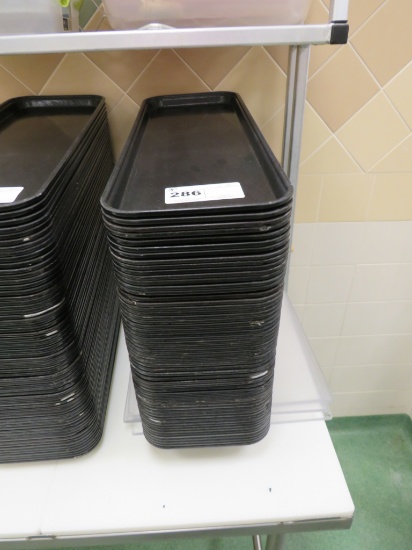 9X26 BLACK BAKERY TRAYS