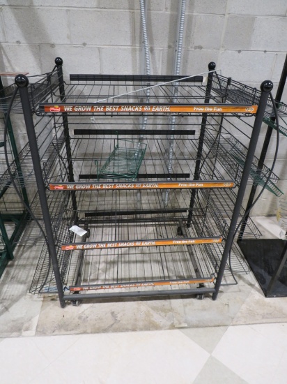 32X38 BLACK DISPLAY RACK
