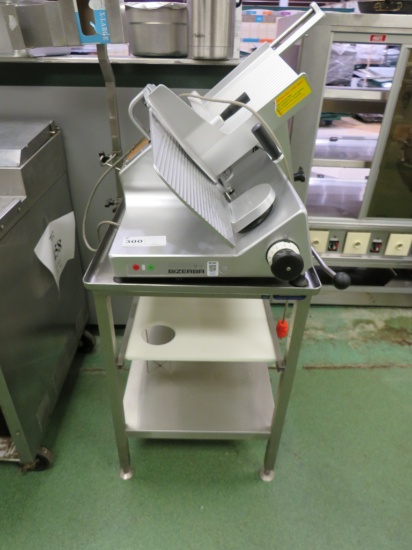 Bizerba Se12 Deli Slicer With Cart