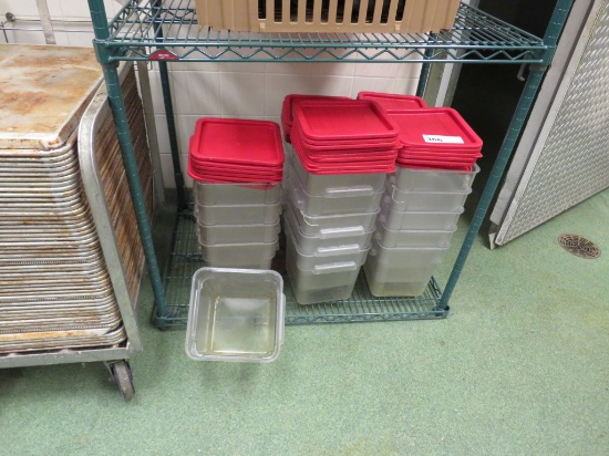 8-Quart Storage Containers With Lids