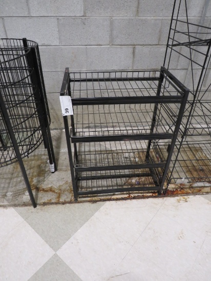 15X24 BLACK DISPLAY RACK