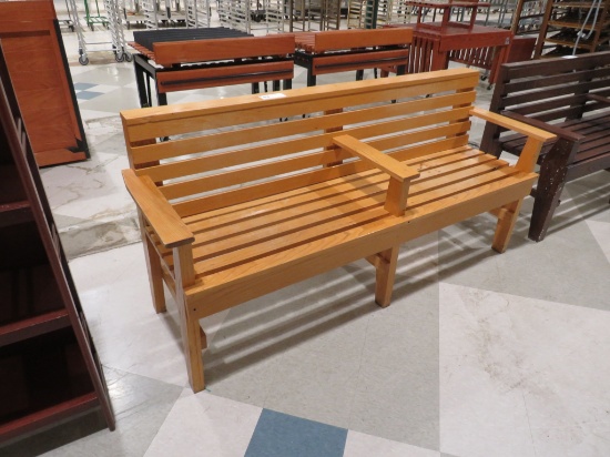 6FT WOODEN BENCH