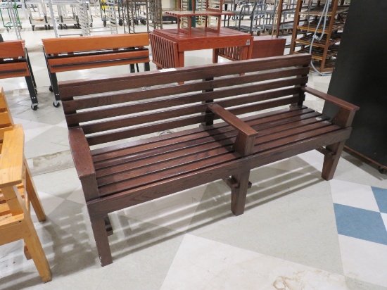 6ft Wooden Bench