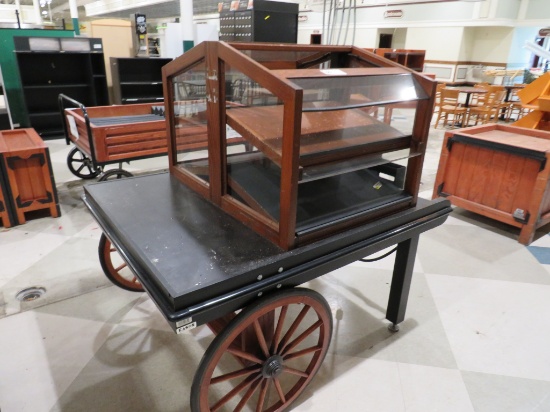 48x60 Wagon Wheel Bakery Display