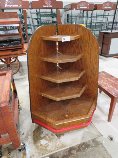 36-INCH CORNER SHELVING DISPLAY