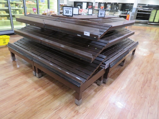 48-INCH 3-DECK BAKERY DISPLAY TABLES
