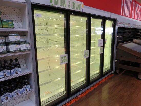 HILL/PHOENIX VNRZ FREEZER DOOR CASE 2018 - SOLD BY THE DOOR - REMOTE, NO COMPRESSOR