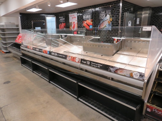 BARKER BSD SERVICE SEAFOOD CASES 2011 (2-8FT) - REMOTE COOLED, NO COMPRESSOR