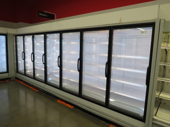 HUSSMANN RL FREEZER DOOR CASES 2011 - SOLD BY THE DOOR - REMOTE COOLED, NO COMPRESSOR