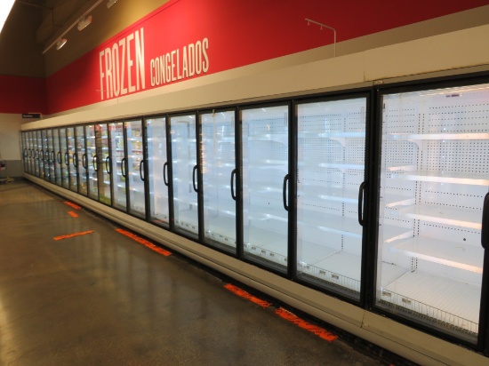HUSSMANN RL FREEZER DOOR CASES 2011 - SOLD BY THE DOOR - REMOTE COOLED, NO COMPRESSOR