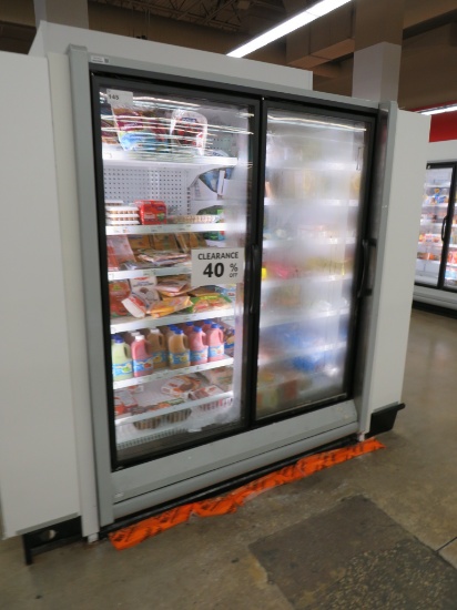 HUSSMANN RLN FREEZER DOOR CASE 2011 - SOLD BY THE DOOR - REMOTE COOLED, NO COMPRESSOR