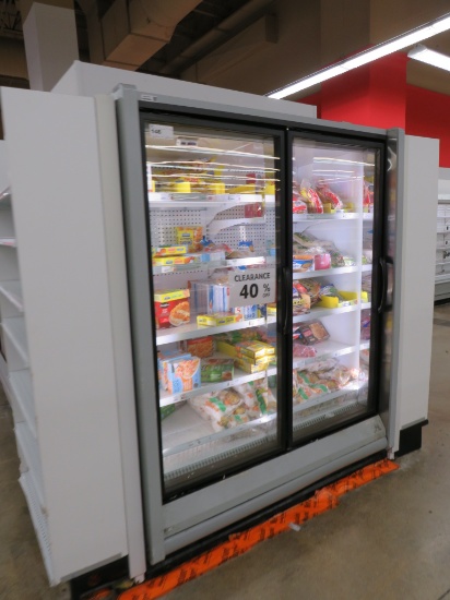 HUSSMANN RLN FREEZER DOOR CASE 2011 - SOLD BY THE DOOR - REMOTE COOLED, NO COMPRESSOR