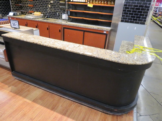 104-INCH BARKER CHEESE COUNTER