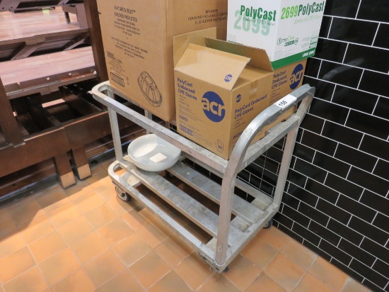 ALUMINUM 2-DECK STOCK CART