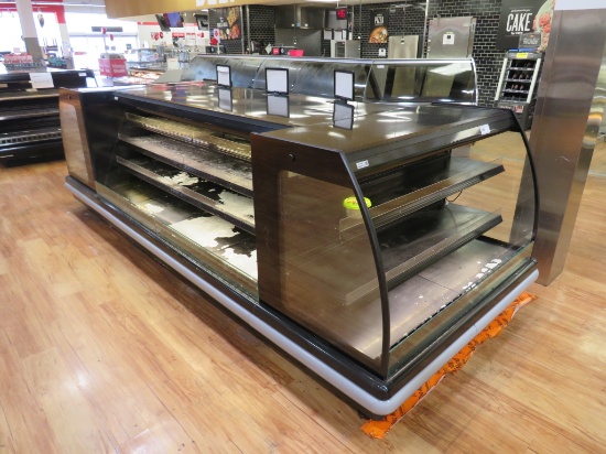 HUSSMANN IM-04 3-DECK DELI CASES 2011 (1-8FT ISLAND, 2-5FT END CASES) - REMOTE, NO COMPRESSOR