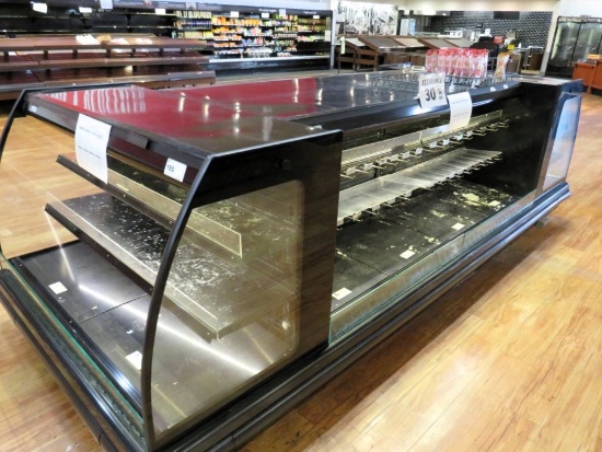 HUSSMANN IM-04 3-DECK DELI CASES 2011 (1-8FT ISLAND, 2-5FT END CASES) - REMOTE, NO COMPRESSOR