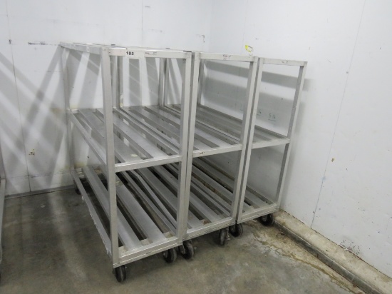 20X60 3-DECK ALUMINUM COOLER CARTS