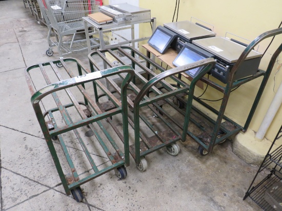 GREEN 2-DECK STOCK CARTS