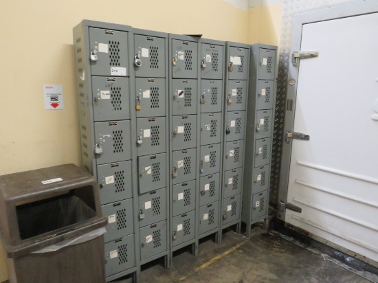 Set Of 36 Hallowell Lockers