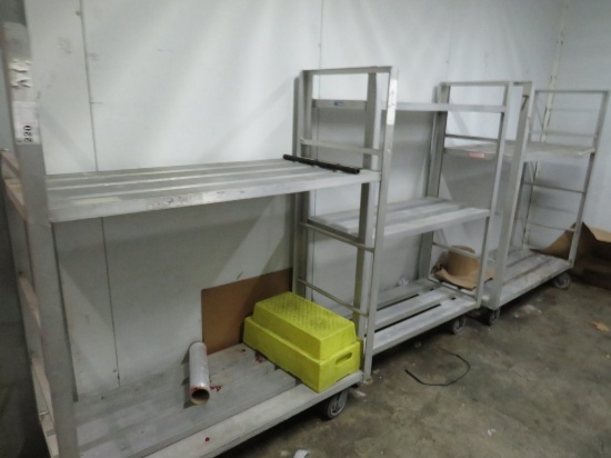 24X55 2-DECK ALUMINUM COOLER CARTS