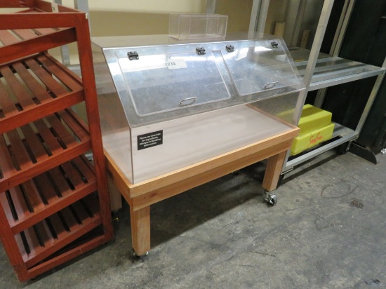 4FT X 22IN BAKERY BIN TABLE