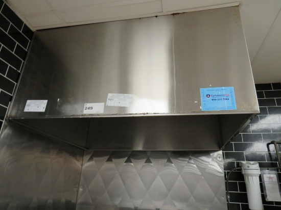 36X48 S/STEEL DRAFT HOOD - NO FANS