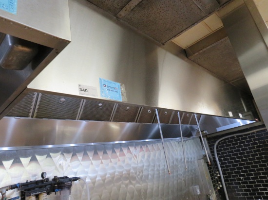 14FT S/STEEL EXHAUST HOOD - NO FANS