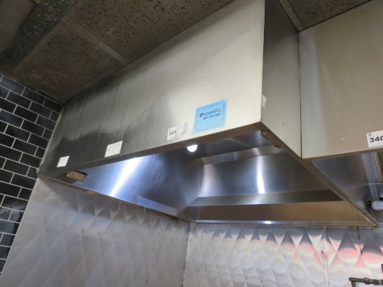 66-INCH S/STEEL EXHAUST HOOD - NO FANS