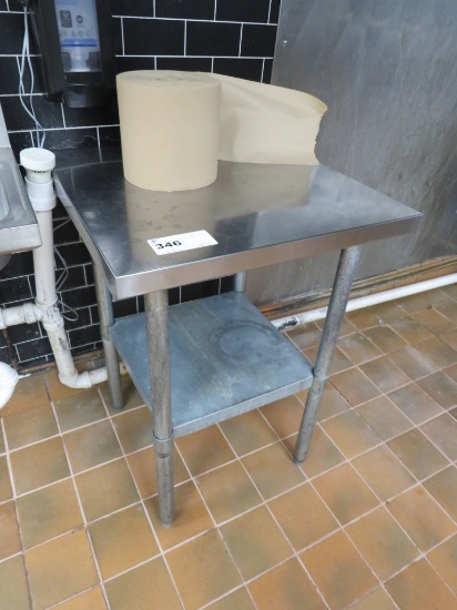 24x24 Stainless Steel Table