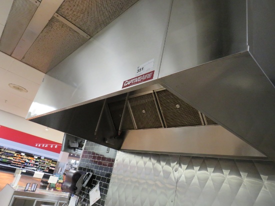 78-INCH S/STEEL EXHAUST HOOD - NO FANS