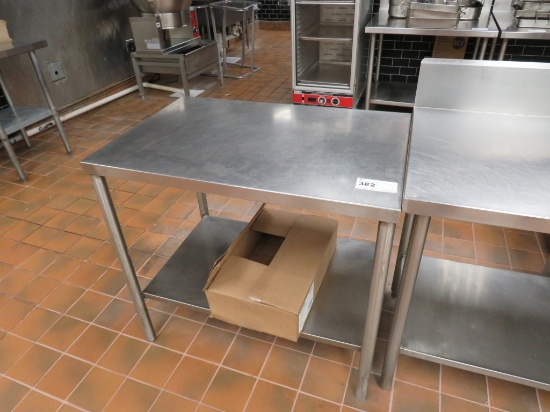 3FT STAINLESS STEEL TABLE - 24IN DEEP