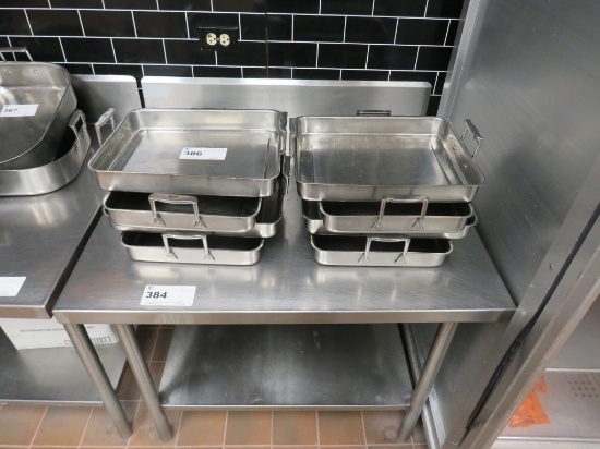 3FT STAINLESS STEEL TABLE - 30IN DEEP